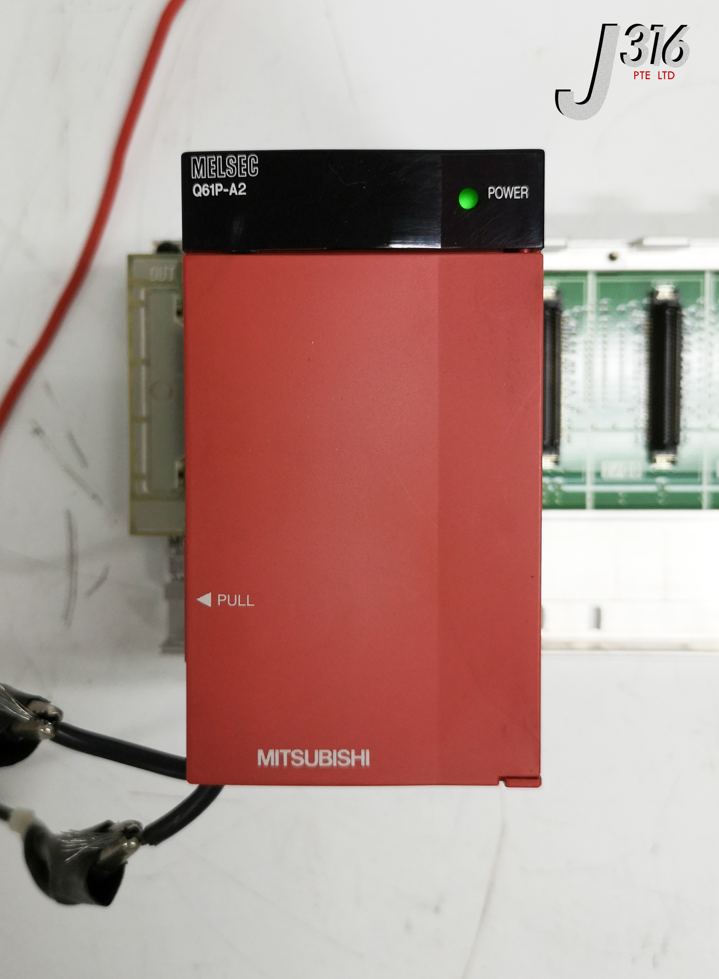 20693 MITSUBISHI MELSEC POWER SUPPLY W/ BASE UNIT Q312B Q61P-A2